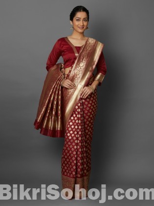 Half Silk Jamdani Saree Code:DS-1852